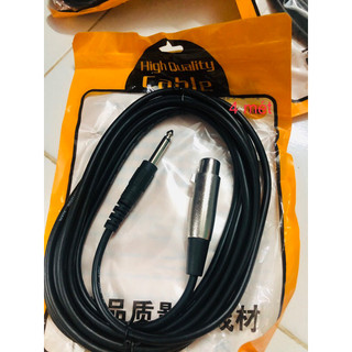 Dây micro dài 4m loại thường đầu cắm 6.5ly