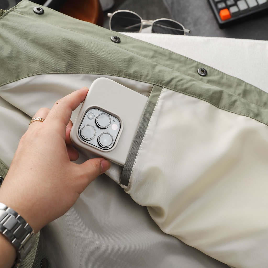 Áo Khoác Nam Bomber Basketball Vibe, Chất Vải Kaki Dù Thoải Mái, AK0039, SOMEHOW