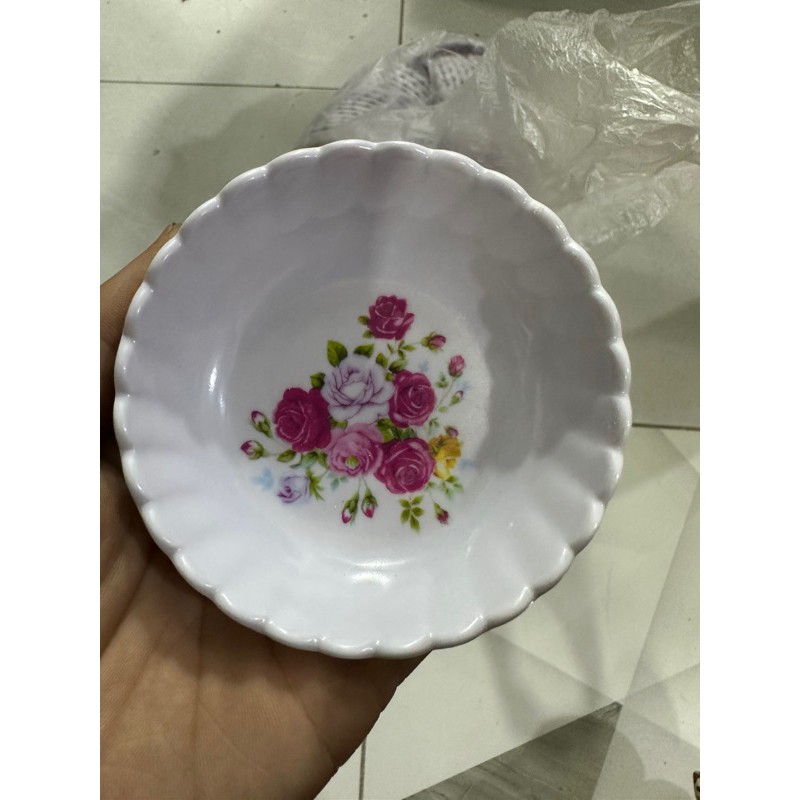 Đĩa chấm, bát chấm phíp bằng nhựa bền đẹp