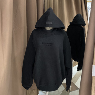 Áo hoodie essential - black