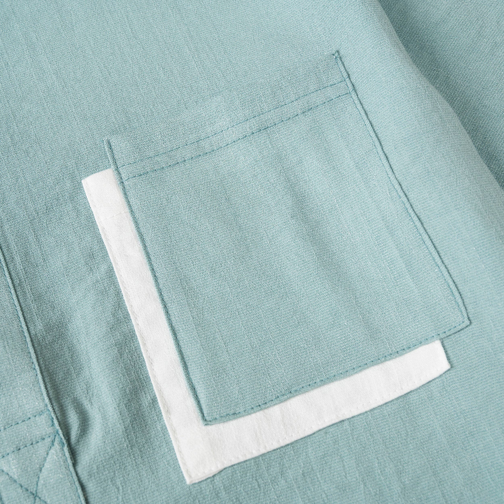 Áo Đũi Nam Cổ Tàu Tay Ngắn Chất Liệu Vải Đũi Mềm Mịn Nhẹ Thoáng Thấm Hút Mồ Hôi Tốt Màu Sắc Thanh Lịch