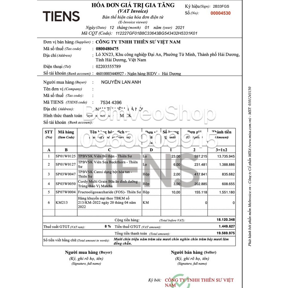 Viên Bổ Thận Thiên Sư Tiens 60 Viên