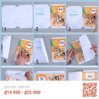 Bọc vở đề can các cỡ  38*28, 43*30,47*34