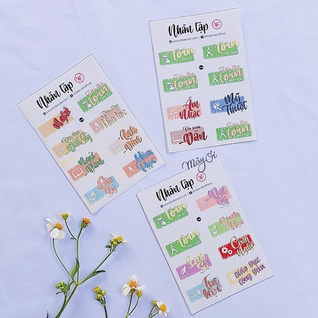 NHÃN TÊN MÔN HỌC