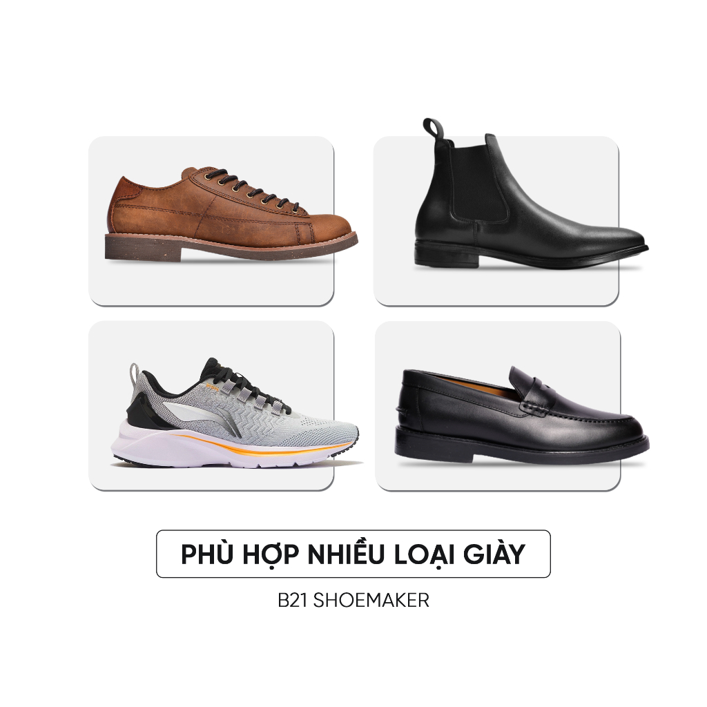 Cây Giữ Form Giày B21 Shoe Tree Nhựa PE Nam Nữ Tuỳ Chỉnh Size Tiện Lợi Chống Nhăn Giày