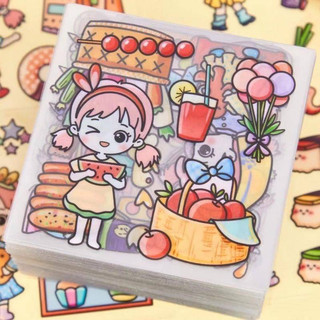 SÉT 10 TẤM STICKER DÁN TRANG TRÍ SIÊU CUTE
