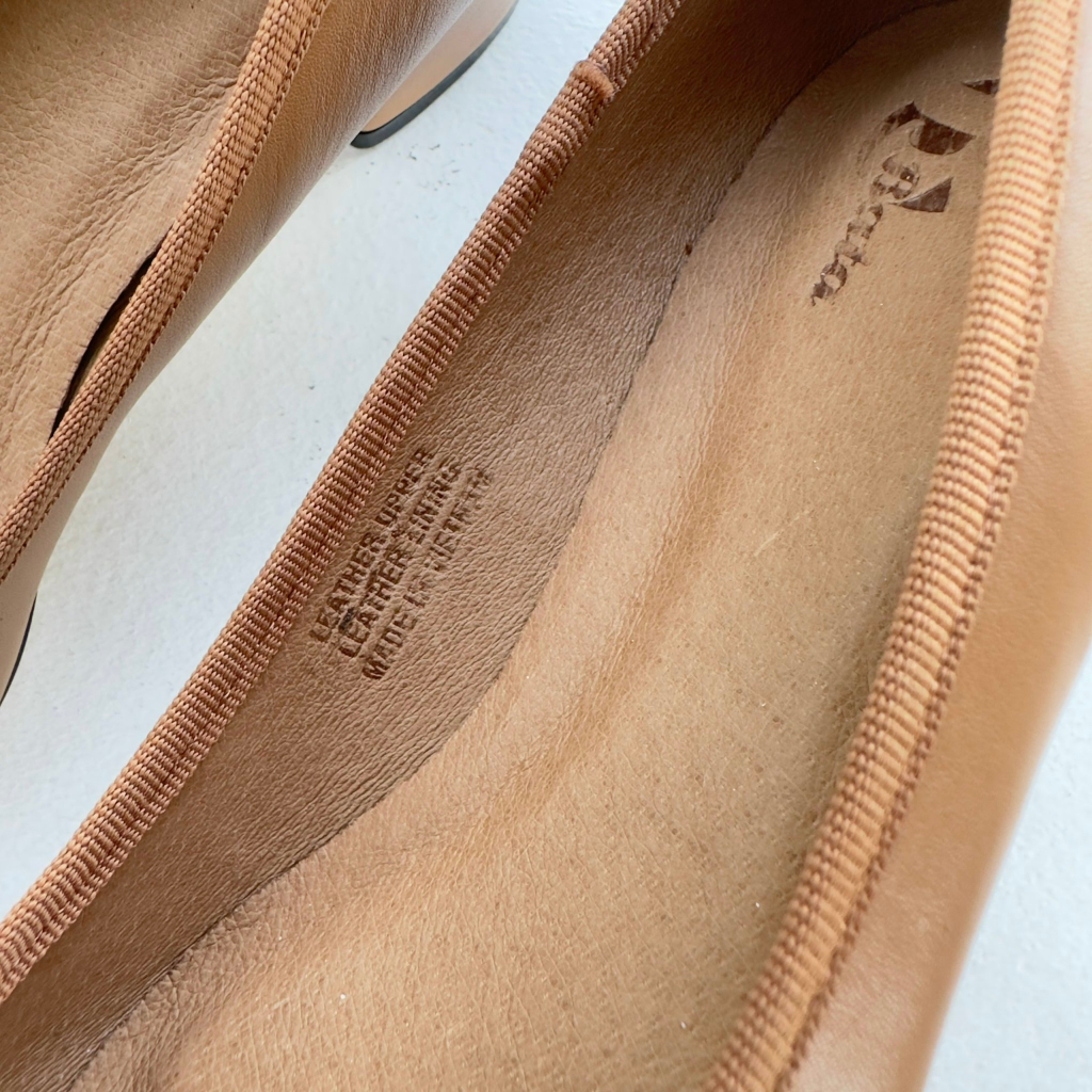 Giày búp bê nữ đế thấp chất liệu da thật cao cấp mũi tròn dễ thương xinh xắn Today Footwear | TD0073