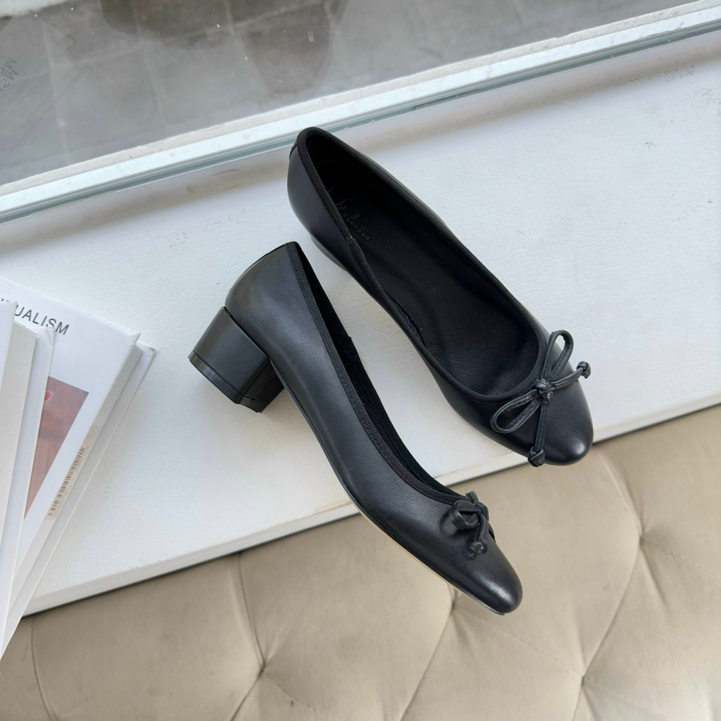 Giày búp bê nữ đế thấp chất liệu da thật cao cấp mũi tròn dễ thương xinh xắn Today Footwear | TD0073