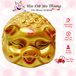 Lợn đất heo đất đồng xu mũm mĩm size đại