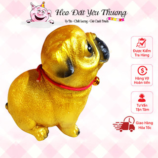 Ống tiết kiệm hình con Chó chất liệu thạch cao