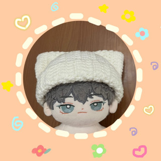 Mũ tai mèo cho doll 20cm