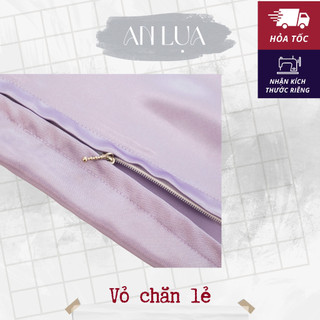 Vỏ chăn vải lụa phi satin mát lạnh