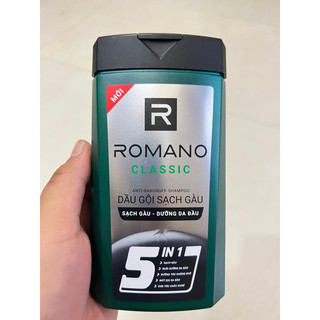 (Xả hàng) Dầu gội Romano sạch gàu 5in1 180g