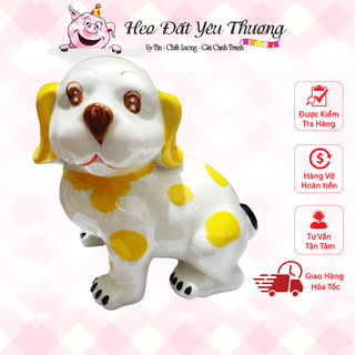 Chó tiết kiệm gốm sứ cao cấp