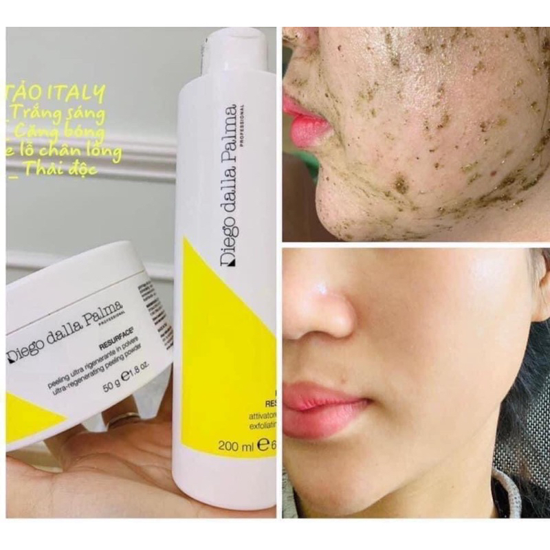 Set bộ peel da tảo ý giá siêu rẻ. 1 set dùng cho 5 mặt