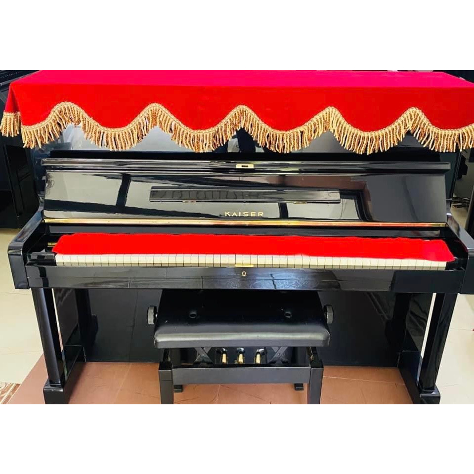 Khăn Phủ Phím Đàn Piano Cơ, Piano Điện Vải Nỉ Mềm-NM01