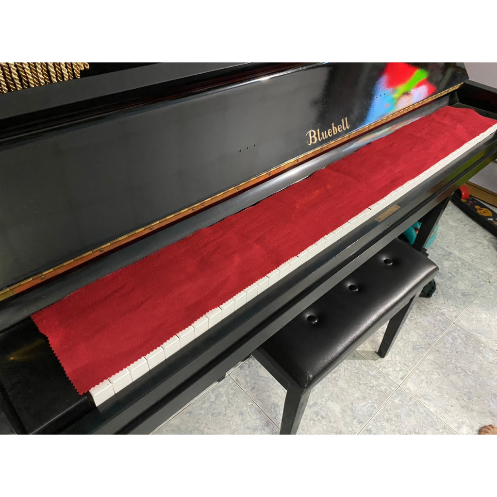 Khăn Phủ Phím Đàn Piano Cơ, Piano Điện Vải Nỉ Mềm-NM01
