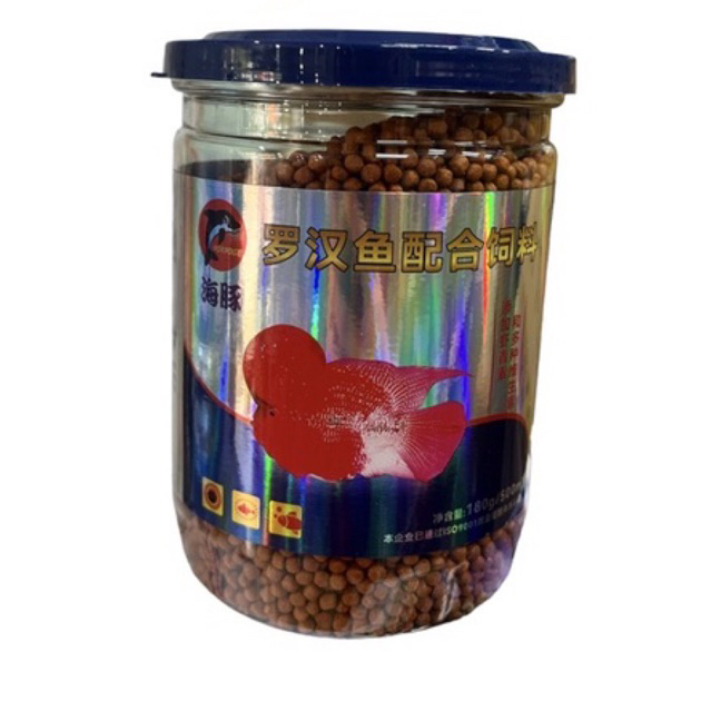Cám Porpoise Tăng Màu Cho Cá La Hán - Hủ 180gram