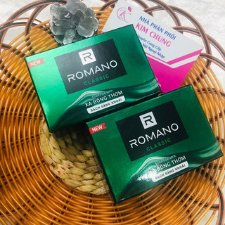Cục xà phòng thơm - sạch sảng khoái Romano Classic 90g