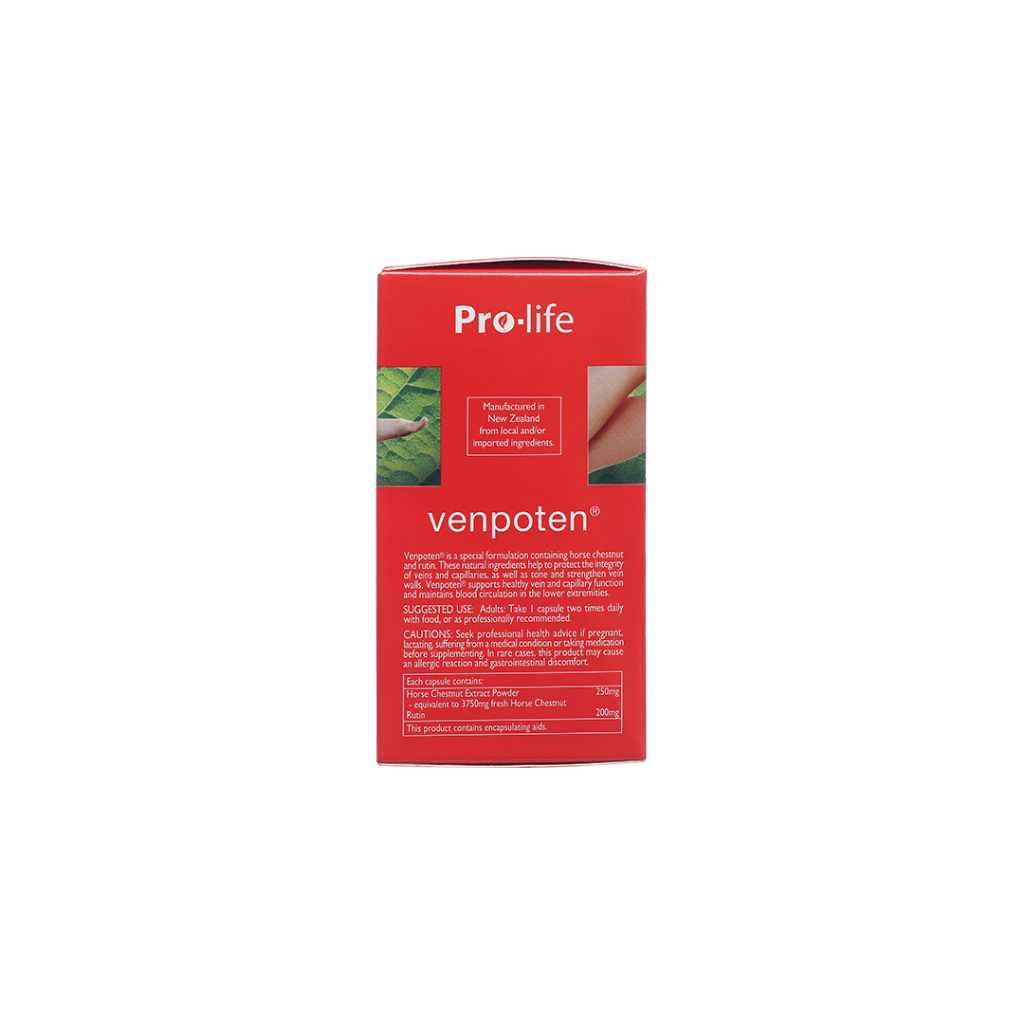 Venpoten hỗ trợ giảm suy giãn tĩnh mạch, lọ 30 viên