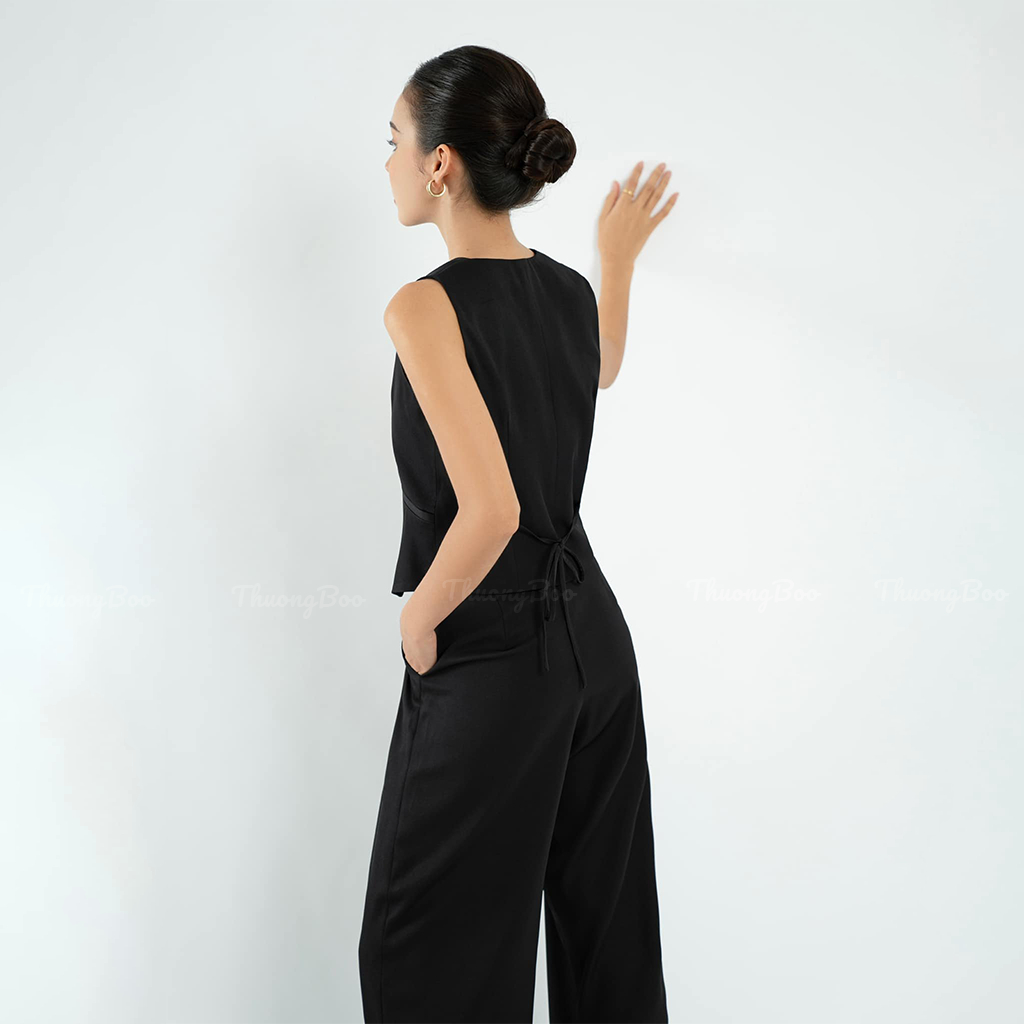 Áo Gile Nữ Thuongboo Chất Liệu Cotton Nhật Thoáng Mát Thoải Mái Tôn Lên Cá Tính Mạnh Mẽ - Boo Gile