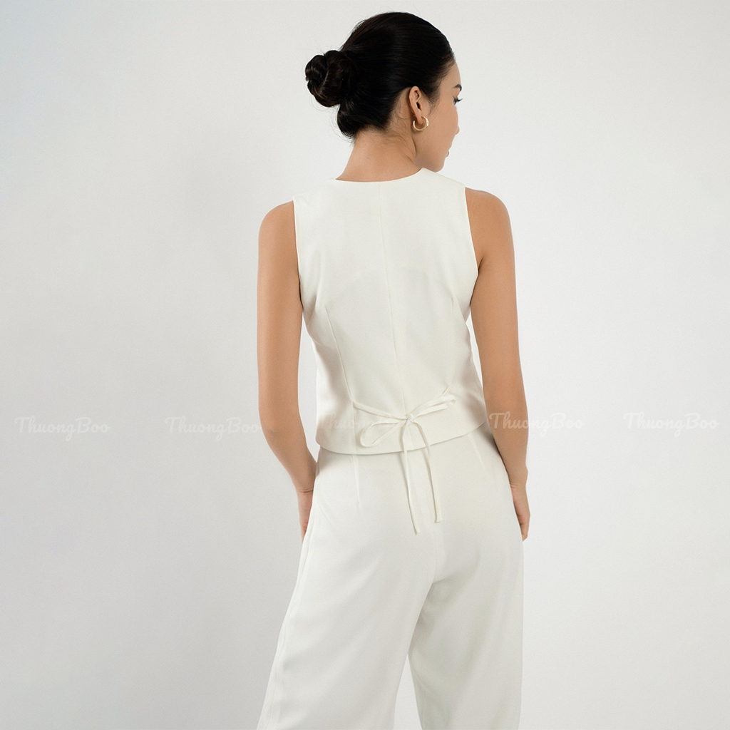 Áo Gile Nữ Thuongboo Chất Liệu Cotton Nhật Thoáng Mát Thoải Mái Tôn Lên Cá Tính Mạnh Mẽ - Boo Gile