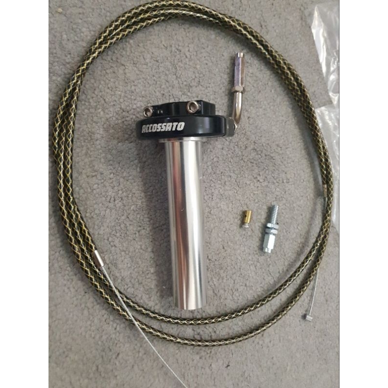 Cùm ga tăng tốc ACCOSSATO CNC cho vario, sirius,wave,ex,winner,sonic,satria,sh,vario,dream,dio,cub,raider,gsx,fu