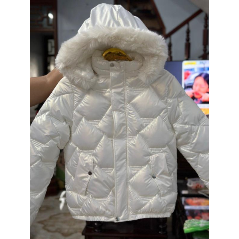 Áo bóng nữ lông vũ