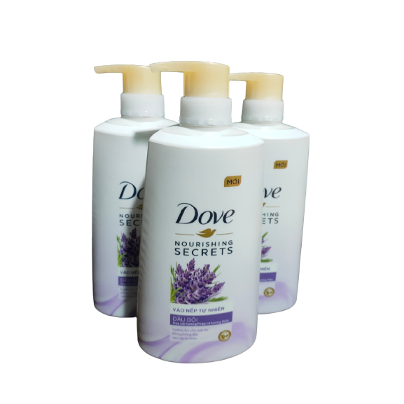 Dầu gội Dove Hoa Oải Hương, Dove Hoa Sen Nhật và Nước Gạo 640G | Huyhangshop