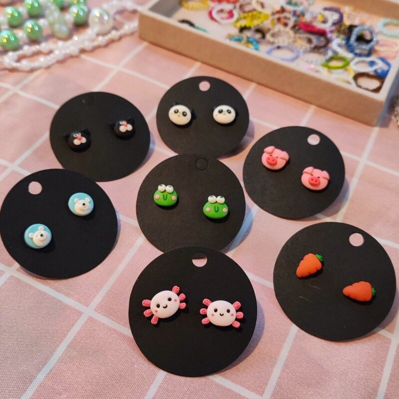 Khuyên tai đất sét  Little Animals