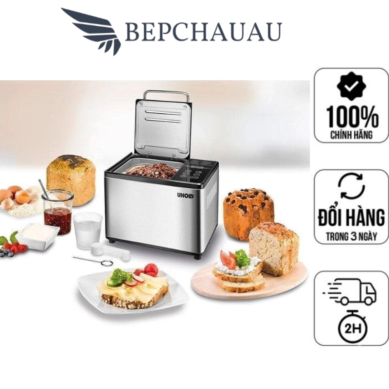 Máy Làm Bánh Mì Tự Động Unold 68415 / Unold 68456, 11 Chương Trình, Dung Tích 1L, Nhập Đức, BH 12 Tháng, Bepchauau