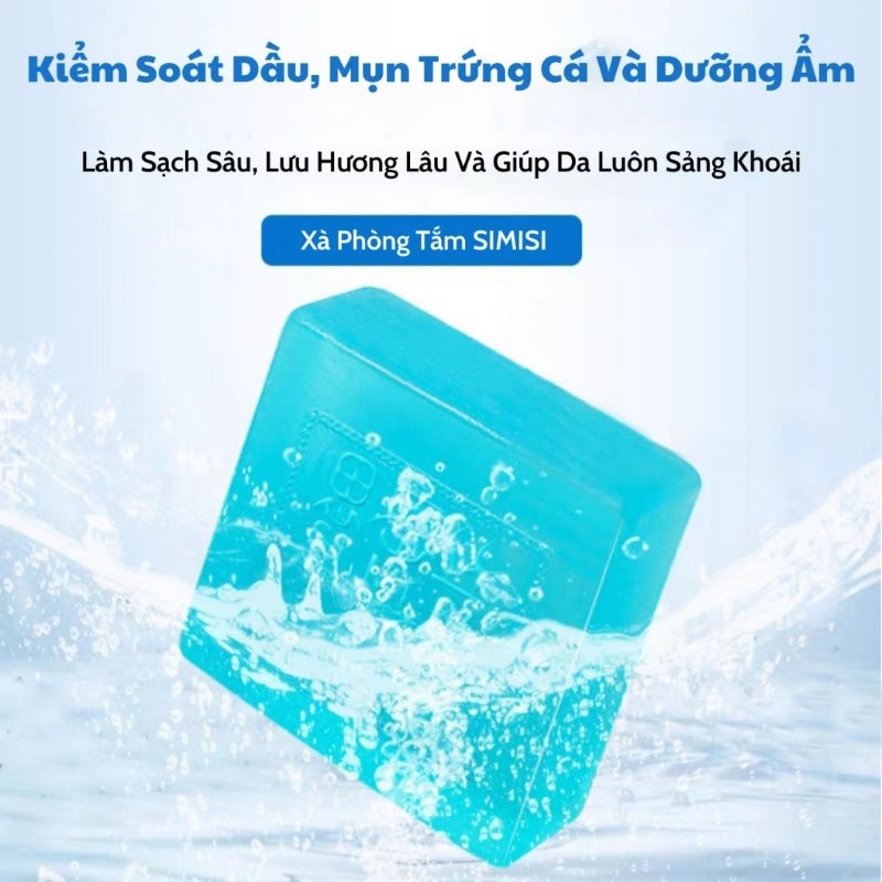 Xà Phòng Tắm NAM  Hương Nước Hoa Kiềm Dầu Làm Sạch Da Dành Cho Nam TẶNG KÈM TÚI LƯỚI