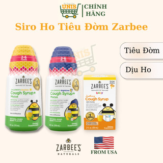 Siro ho đờm zarbee's tăng đề kháng cho bé từ 6 tháng tuổi đến 12 tuổi