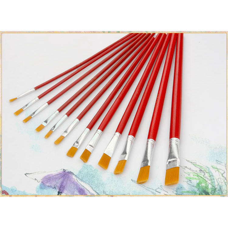 Vỉ bút vẽ, bút tỉa sơn 12 chiếc