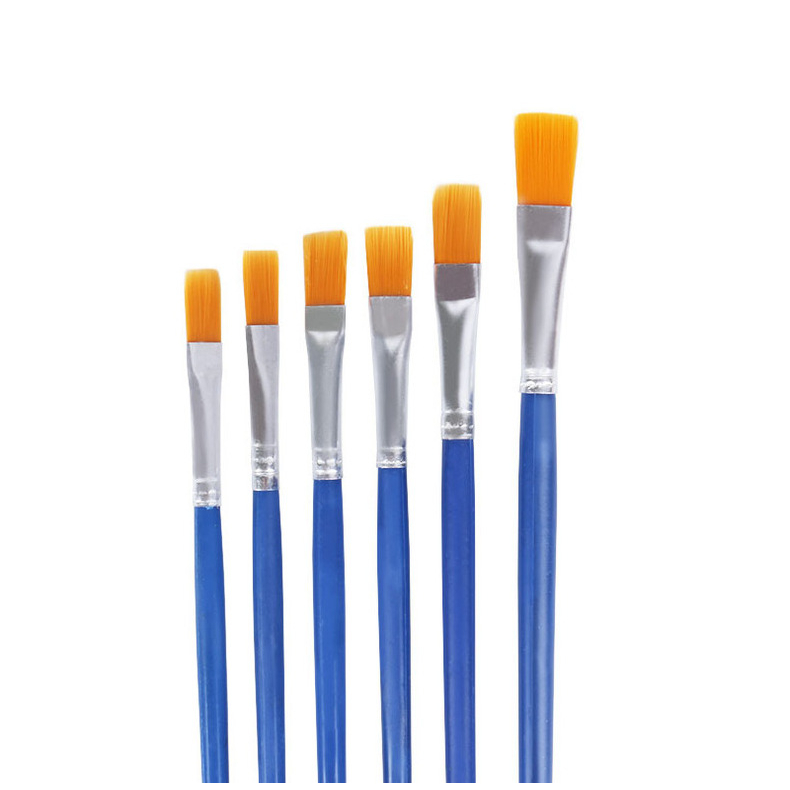 Vỉ bút vẽ 6 cây dùng để tô tượng, sơn chậu, trang trí tường