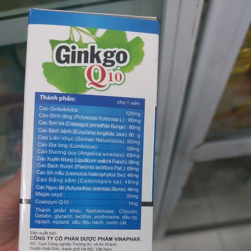 Ginkgo Q10 100 viên