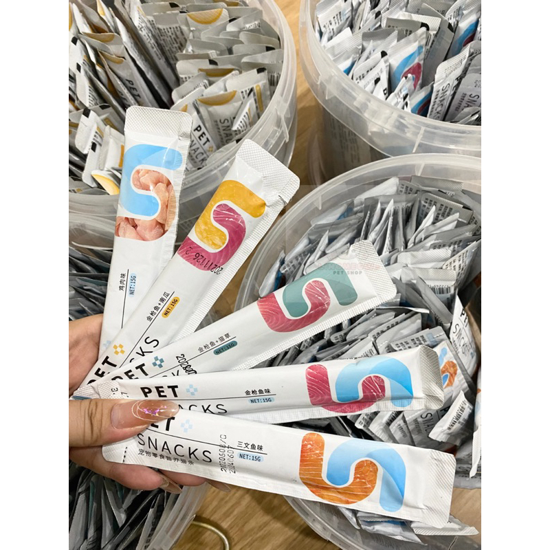 Súp thưởng cho mèo PET SNACK, SHISUKA,.. 15G ⭐️