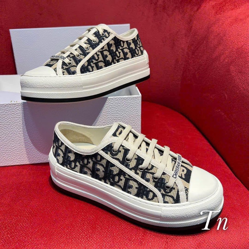 L Hàng Sẵn l Giày Thể Thao Walk Canvas Đế Cao Bản Cao Cấp Đẹp Nhất Thị Trường Full Bill Box