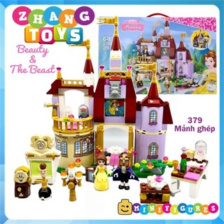 Đồ chơi Xếp hình lâu đài Cổ tích trong Beauty and the beast cho bé gái Minifigures Lele 37001