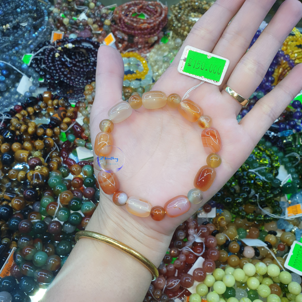 Vòng tay đá vân tự nhiên