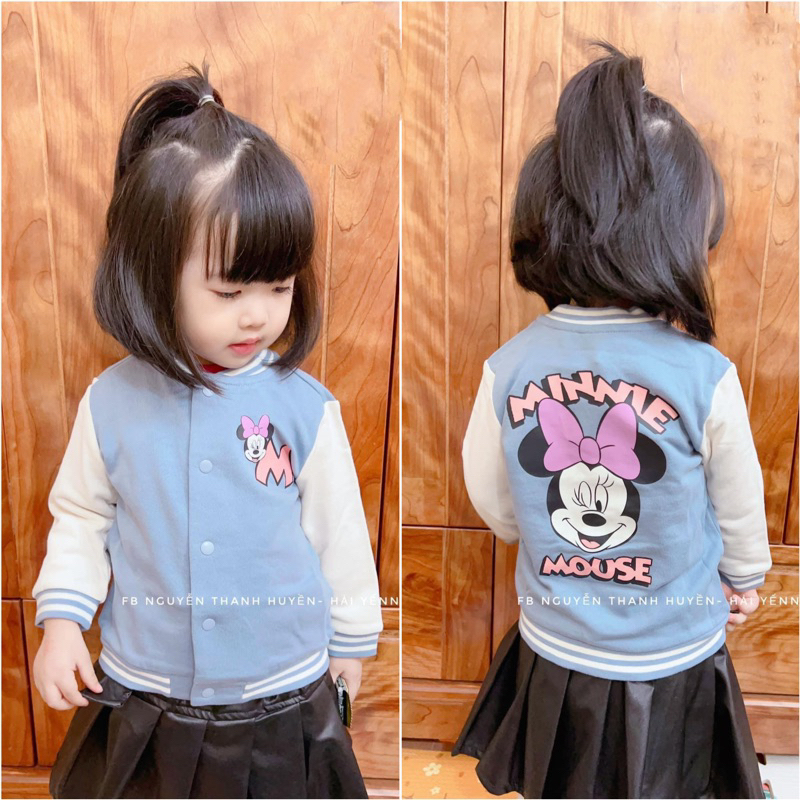 Áo khoác cho bé gái HM auth săn sale 8-17kg