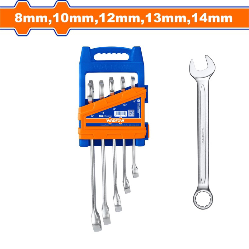 Bộ cờ lê vòng miệng 8-14mm WADFOW WSP1205