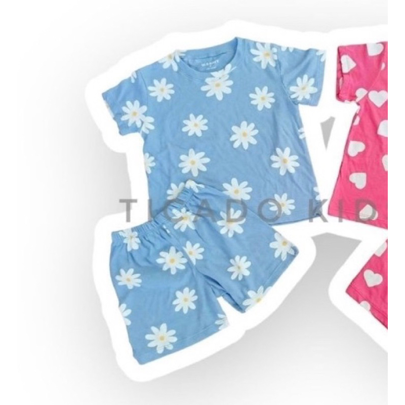 Bộ cộc hè cotton bé trai, bé gái hãng dư xịn 1-5Y