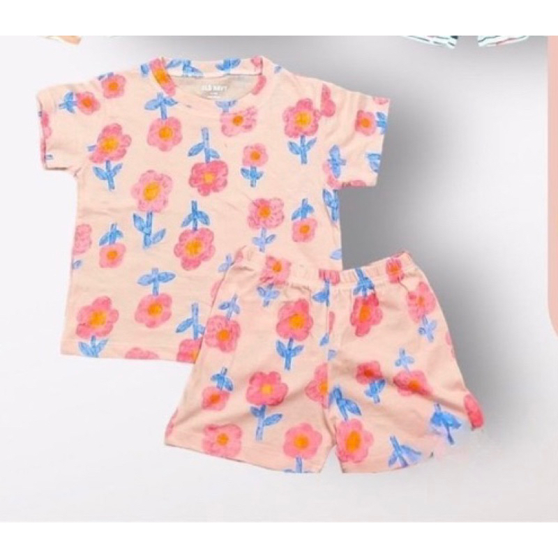 Bộ cộc hè cotton bé trai, bé gái hãng dư xịn 1-5Y