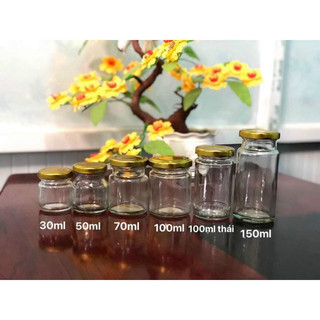Hũ thuỷ tinh đựng yến chưng 70ml