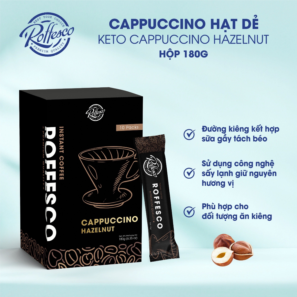 Cà Phê Cappuccino cho người Ăn Kiêng