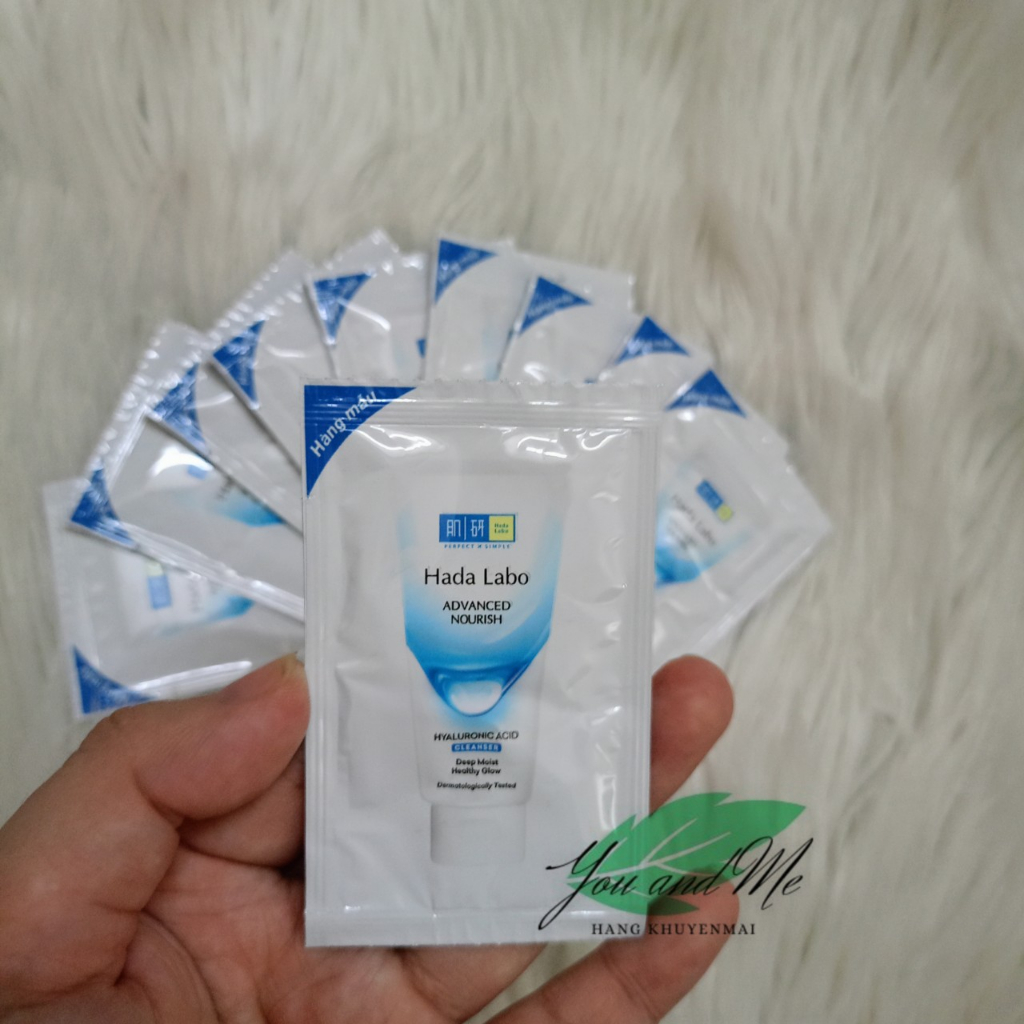 (10 gói x3g) Sữa rửa mặt Hada Labo dưỡng ẩm tối ưu