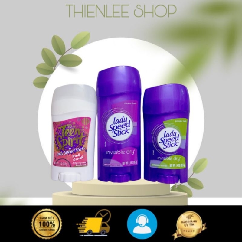 LĂN KHỬ MÙI SPEED STICK Nữ 65g - MỸ