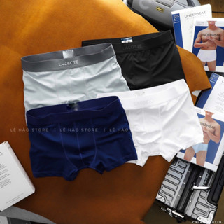 Quần Lót Nam Boxer LA.COSTE Thun Lạnh Thoáng Mát Quần Sịt Đùi Nam Chất Vải Mềm Mại Co Dãn 4 Chiều Thoáng Mát (Che Tên)