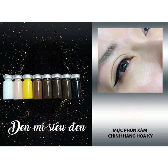 Mực phun xăm bám nhanh bong đậm